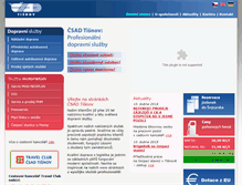 Tablet Screenshot of ck.csad-tisnov.cz